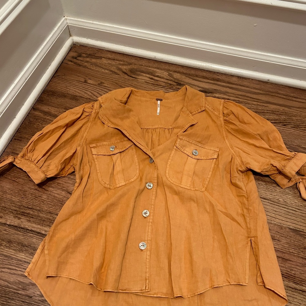 Free people Button-Down half sleeve Shirt